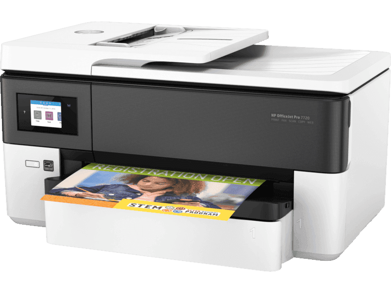  HP OfficeJet 7720 Wide Format All-in-One . (Replaces OJ 7510 and 7612) Print, Copy, Scan & Fax. Thermal InkJet.
