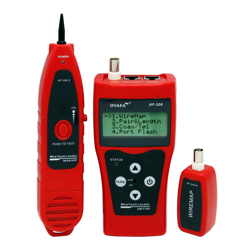 CABLE Tester NF-308 with 7 pcs