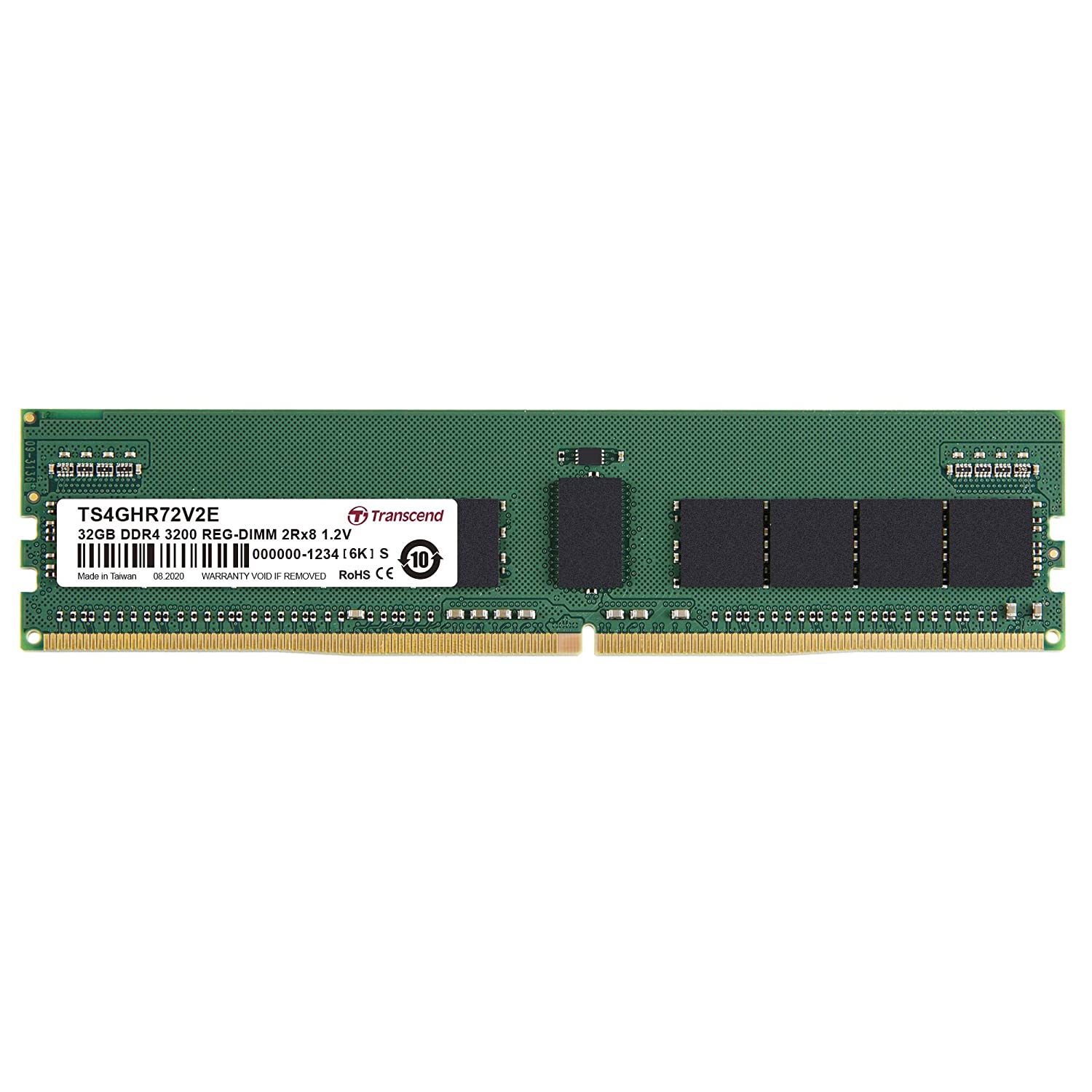 16GB DDR4 3200 REG-DIMM 2Rx8 1Gx8 CL22 1.2V SERVER RAM TS2GHR72V2B