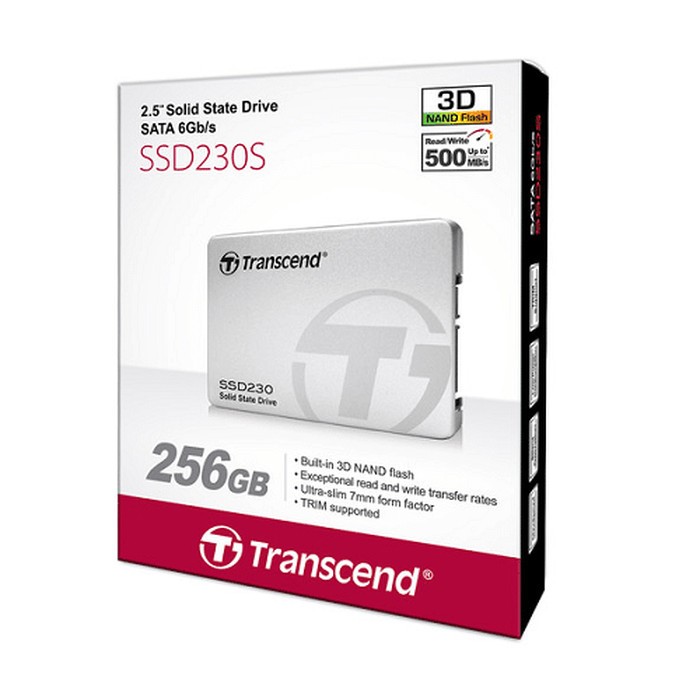 256GB, 2.5" SSD, SATA3, MLC - TS256GSSD230S