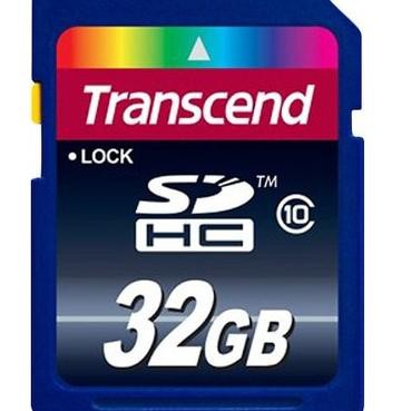 32GB SDHC CLASS 10 TRANSCEND 