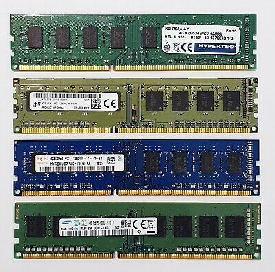 4GB DDR3 PC 1333 OR 1600 RAM Memory - Desktop