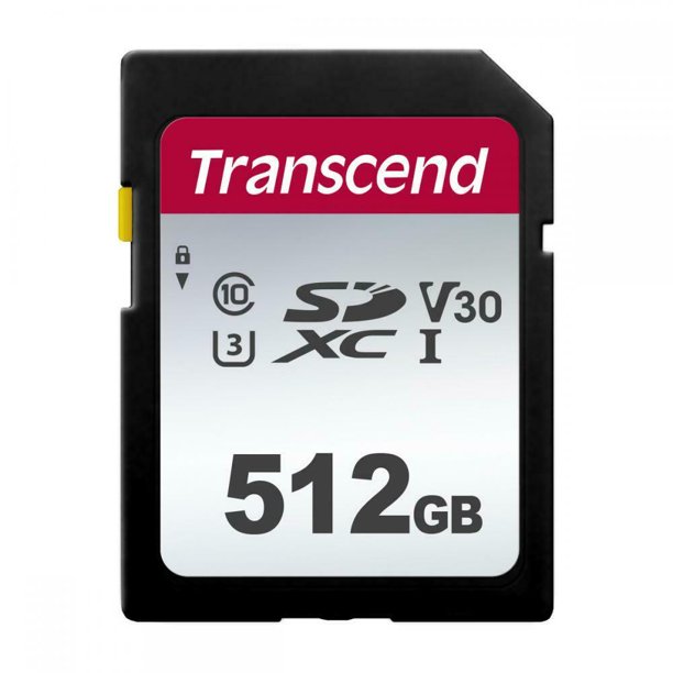 512GB SDHC CLASS 10 TRANSCEND 